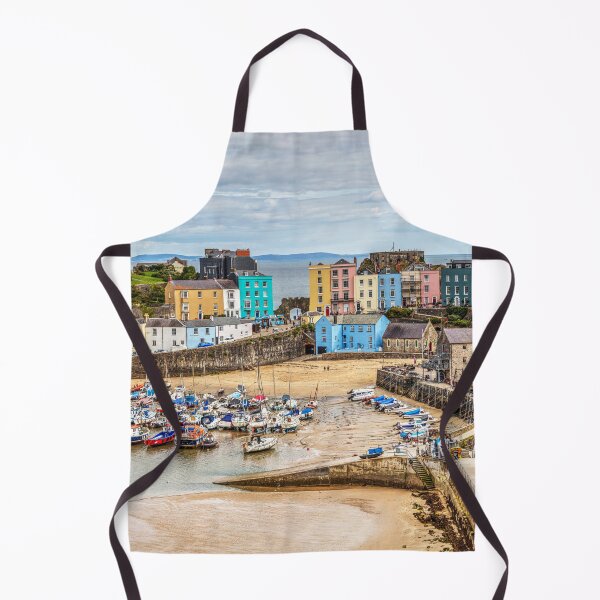 Item preview, Tenby Harbour Boats And Town Houses designed and sold by Paul Thompson Photography.