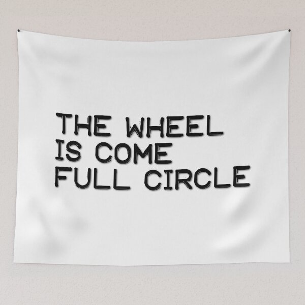 Item preview, The wheel is come full circle (black) designed and sold by didijuca.