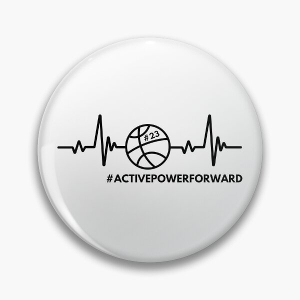 Item preview, Active Power Forward Basketball Heartbeat designed and sold by Pixelish.
