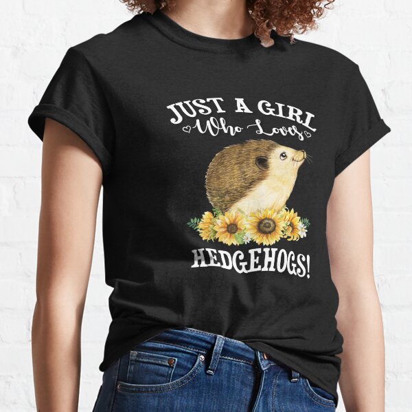 hedgehog t shirt for ladies