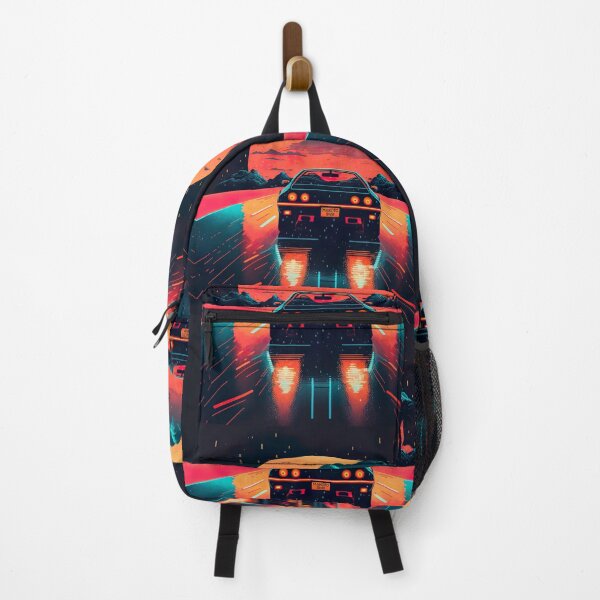 Item preview, retrowave car highway designed and sold by Makoto-Styl.