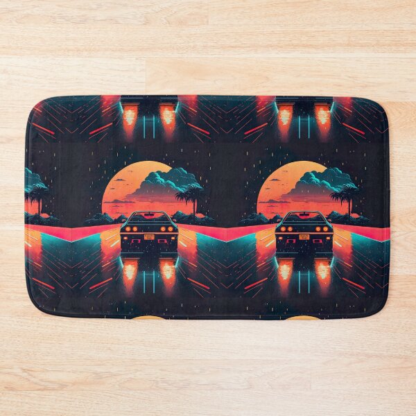 Item preview, retrowave car highway designed and sold by Makoto-Styl.