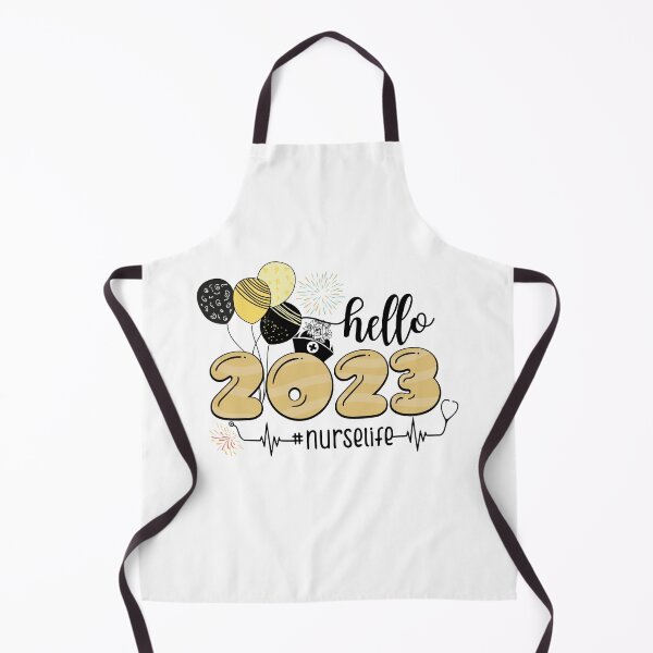Item preview, Hello 2023 Nurse Life Funny Nursing Happy New Year designed and sold by myrosetee.