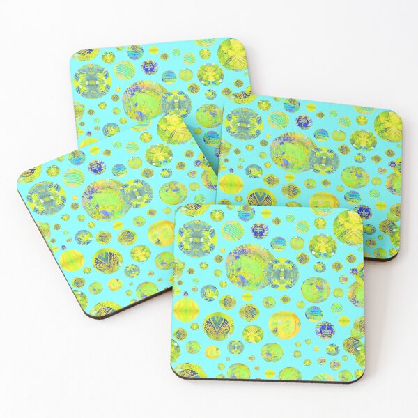 Item preview, Bright Truth Orbs on Soft Cyan Repeat 5748 designed and sold by Art in My Loft.