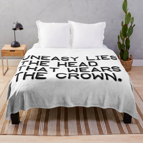 Item preview, Uneasy lies the head that wears the crown (black) designed and sold by didijuca.