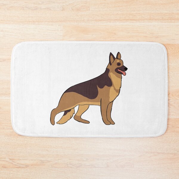 Item preview, German Shepherd dog cute illustration  designed and sold by Yarafantasyart.
