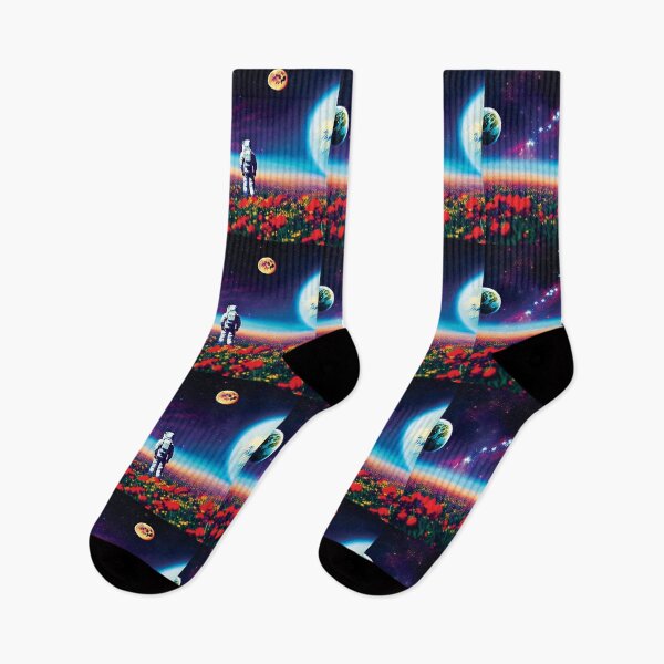 Item preview, astronauts, cosmonauts, in space, with flowers, cosmos, weird, fantasy art, space traveler, space art, universe designed and sold by SBlagojevic.