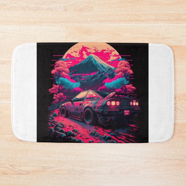 Item preview, fuji mountain retrofuture car designed and sold by Makoto-Styl.