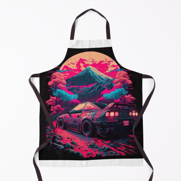 Artikelvorschau, fuji berg retrofuture auto entworfen und verkauft von Makoto-Styl.