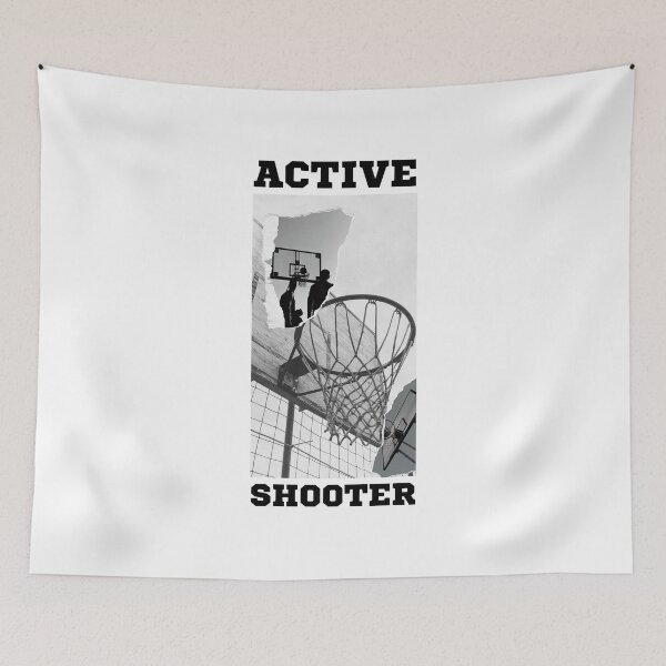 Item preview, Active Shooter Basketball Heartbeat designed and sold by Pixelish.