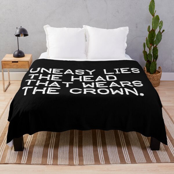 Item preview, Uneasy lies the head that wears the crown (white) designed and sold by didijuca.