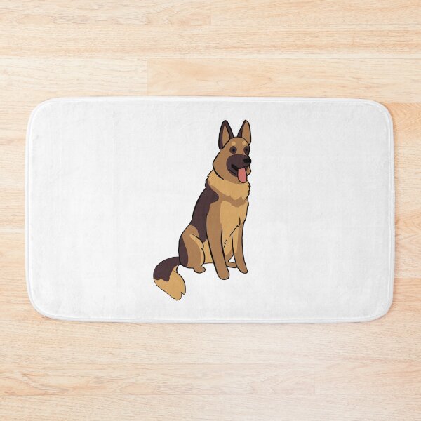 Item preview, German Shepherd dog cute illustration  designed and sold by Yarafantasyart.