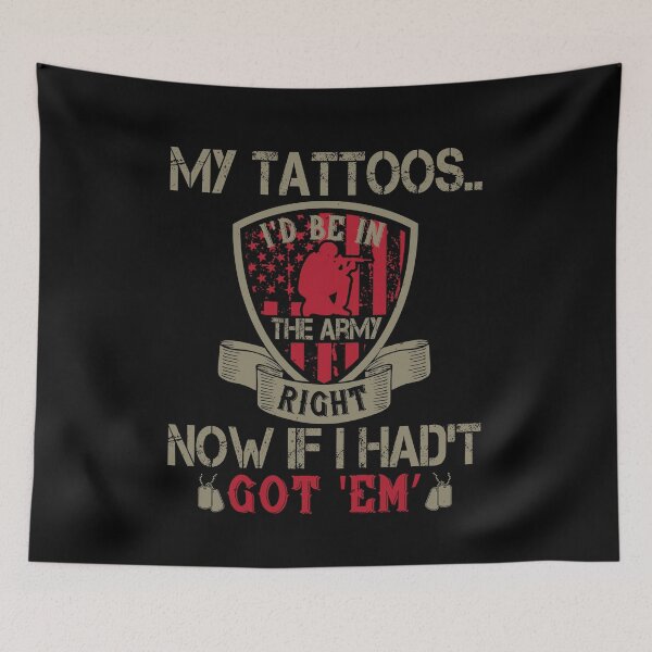 Item preview, I'd be in the army right now designed and sold by teamph.