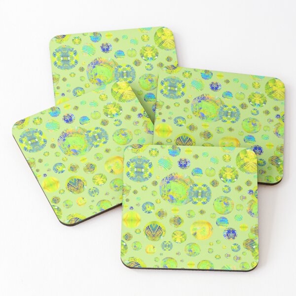 Item preview, Bright Truth Orbs on Bright Lime Repeat 5748 designed and sold by Art in My Loft.