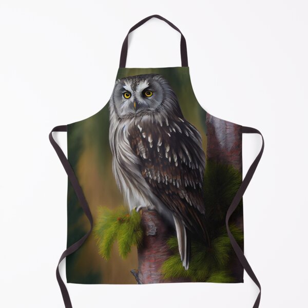 Item preview, Boreal owl - Oil Paint designed and sold by ABArtByAlexST.