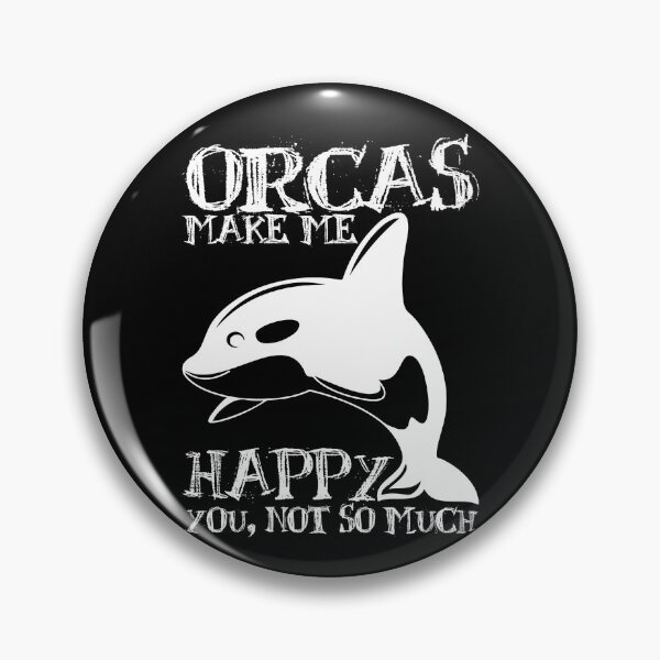 Item preview, Orcas Make Me Happy Orcas Whale Sea designed and sold by MooonTees.
