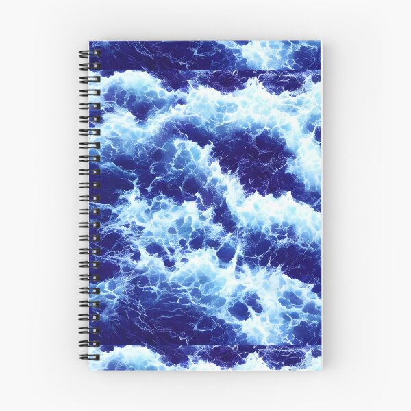 Item preview, ocean waves energy darkblue designed and sold by AbundanceMind.