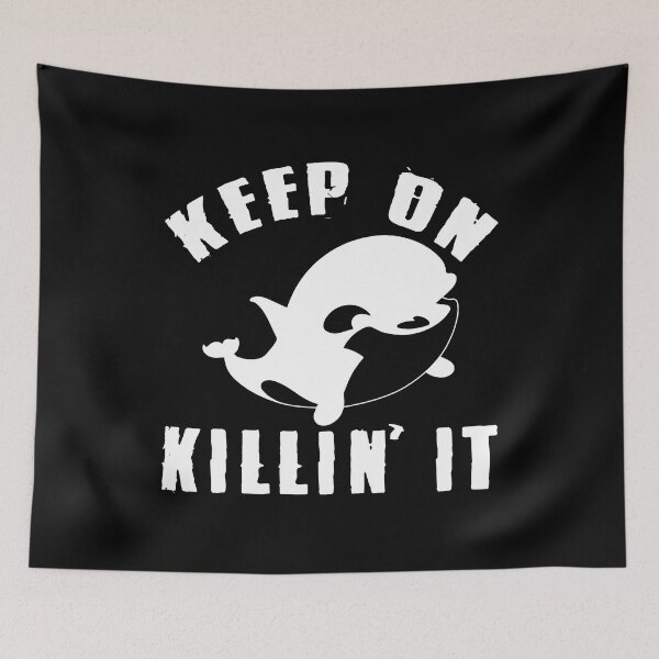 Item preview, Keep On Killing It Orcas Whale Sea designed and sold by MooonTees.