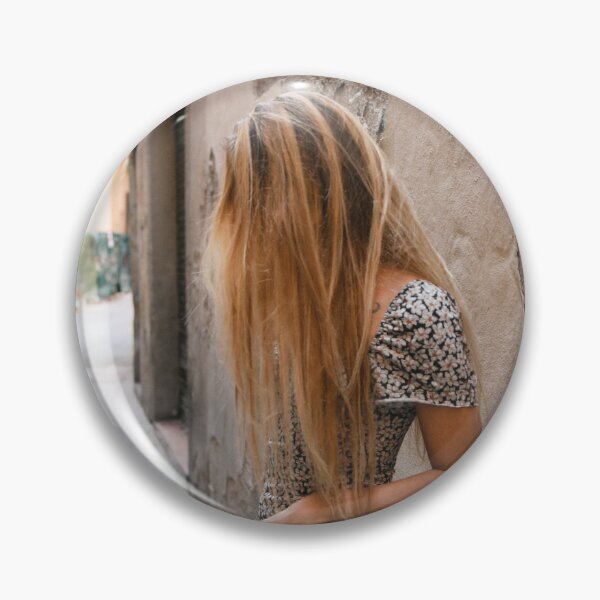 Item preview, Girl Head Down Because Wall Cracks designed and sold by Harshly.