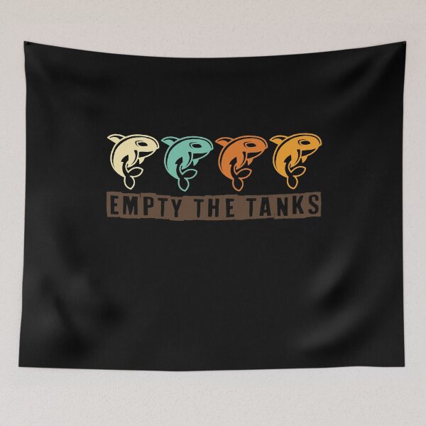 Item preview, Orcas Empty The Tanks Orcas Whale Sea designed and sold by MooonTees.