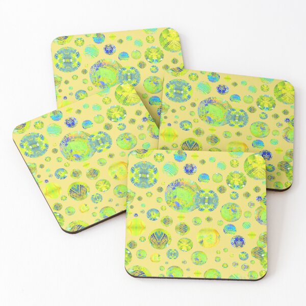 Item preview, Bright Truth Orbs on Butter Yellow Repeat 5748 designed and sold by Art in My Loft.