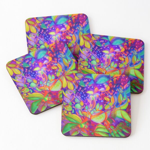 Item preview, Abstract leaves pattern designed and sold by usama883.