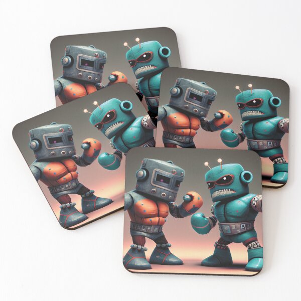 Item preview, Boxing Robots designed and sold by Jimbodo.