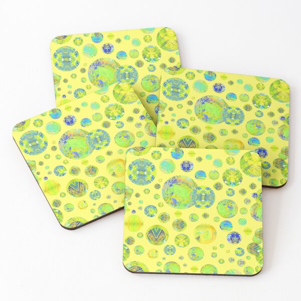 Item preview, Bright Truth Orbs on Bright Yellow Repeat 5748 designed and sold by Art in My Loft.