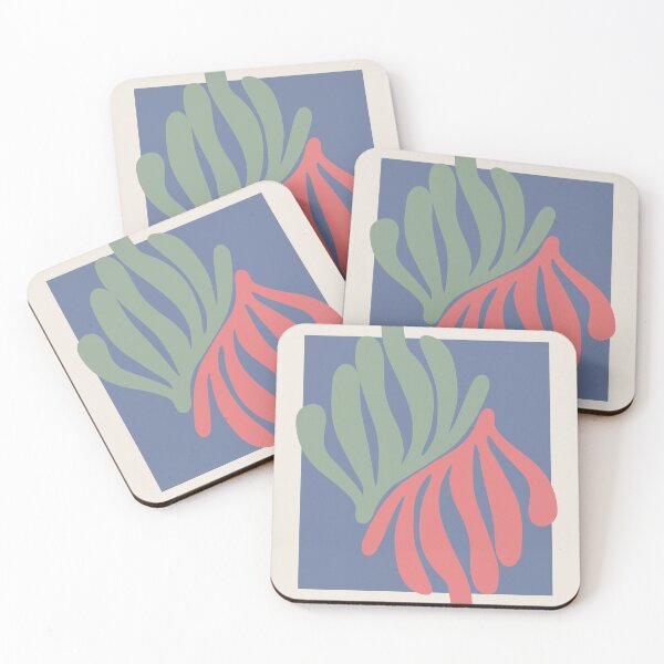 Artikelvorschau, Henri Matisse 2 flower, Papier Decoupes Art pastel color, Matisse Cutout's Wall Art, Matisse wall decor entworfen und verkauft von re-make-.