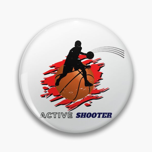 Item preview, Active Shooter Basketball Heartbeat designed and sold by Pixelish.