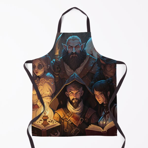 Artikelvorschau, Dungeons and Dragons Gruppe von sechs entworfen und verkauft von AICreateWorlds.