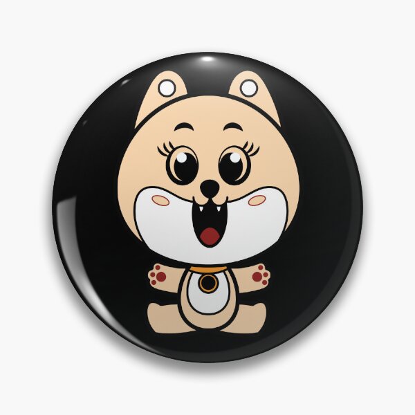 Item preview, Kawaii chibi cute dog sticker and fridge magnet designed and sold by GaryDobson.