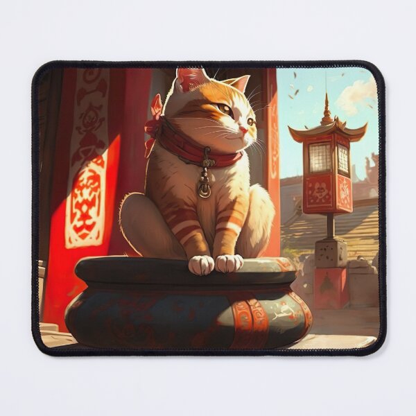Item preview, Temple cat cute designed and sold by Makoto-Styl.
