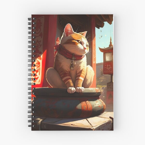 Item preview, Temple cat cute designed and sold by Makoto-Styl.