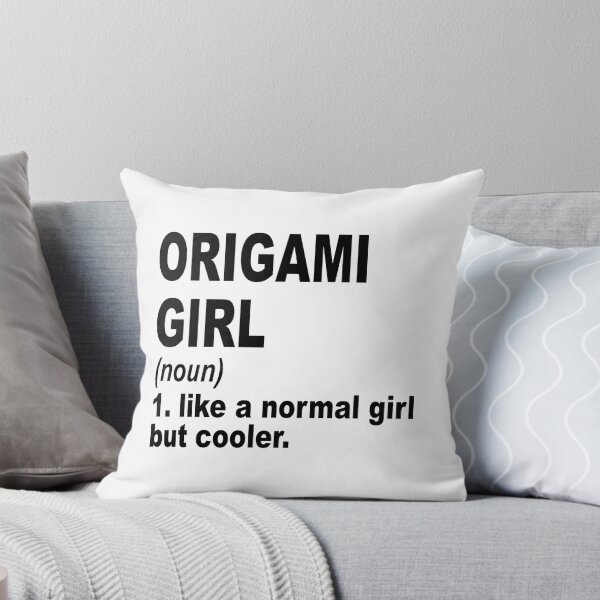 Item preview, Origami Girl Like A Normal Girl But Cooler,Origami Lovers Gift designed and sold by Dogs Geeky⭐⭐⭐⭐⭐.