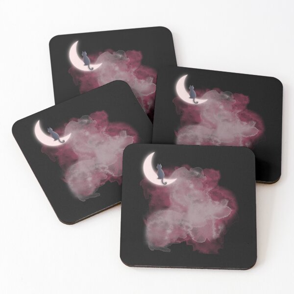 Item preview, Cat in the moon designed and sold by SeekingMeaning.