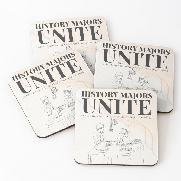 Item preview, History Majors Unite Print/Illustration designed and sold by anthropocynical.