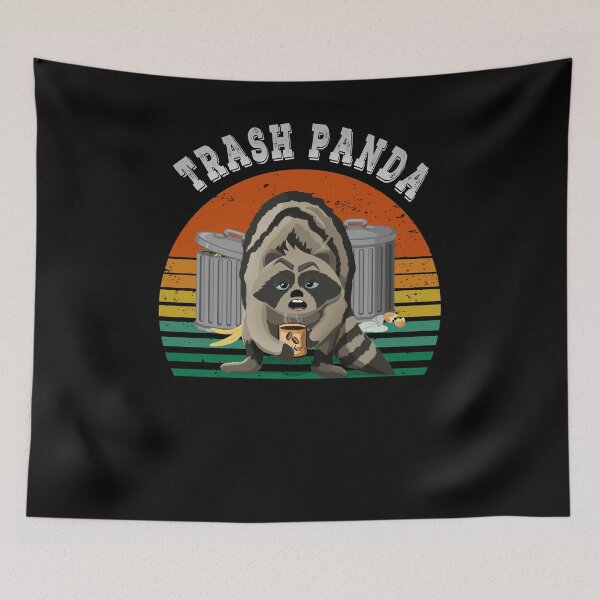 Item preview, Trash panda Retro sunset raccoon  designed and sold by TipTopTapo.