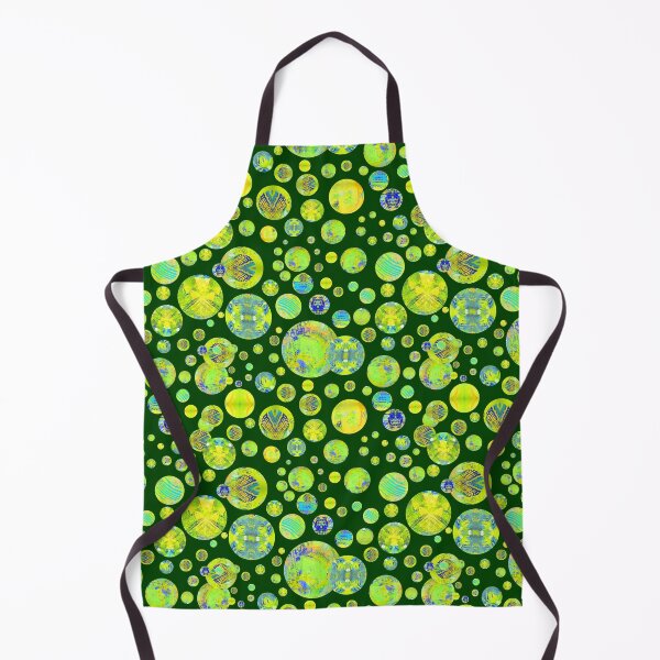Item preview, Bright Truth Orbs on Dark Green Repeat 5748 designed and sold by Art in My Loft.