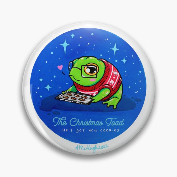 Item preview, The Christmas Toad designed and sold by Miss-A-McQ-Art.