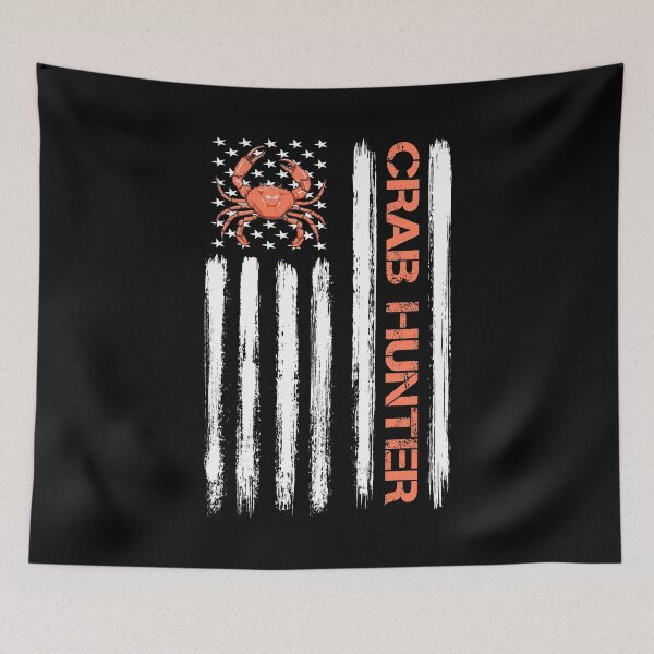 Item preview, Crab Hunter American Flag Maryland Crabs Lobster Lover Gift designed and sold by ARTZ84.