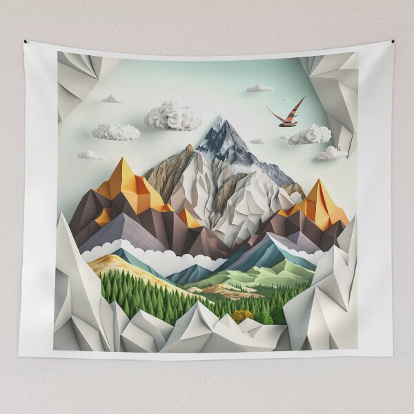 Item preview, Origami mountains designed and sold by Kadhaf.