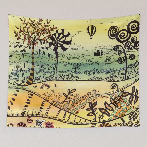 Item preview, Magical Mystery Tour (mixed media) designed and sold by Painting By Nature.