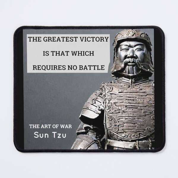 Item preview, THE GREATEST VICTORY IS THAT WHICH REQUIRES NO BATTLE designed and sold by enigma3a.