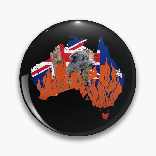 Item preview, Australia Wildfires with Koala's image designed and sold by Manoroma.