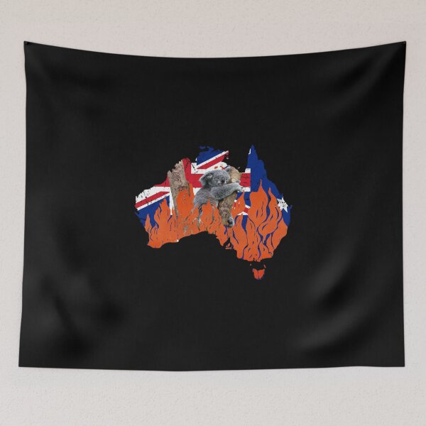 Item preview, Australia Wildfires with Koala's image designed and sold by Manoroma.