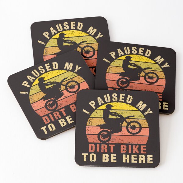 Item preview, I Paused My Dirt Bike To Be Here Motorcycle Riders Men Gift designed and sold by Buyeseoshop.