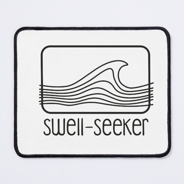 Item preview, Swell-Seeker - Stylish wave label designed and sold by U-WESTDESIGN.