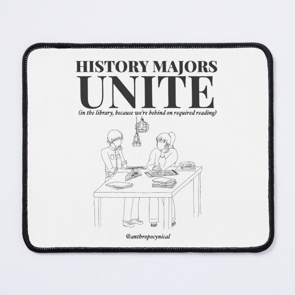 Item preview, History Majors Unite Minimalist Print designed and sold by anthropocynical.