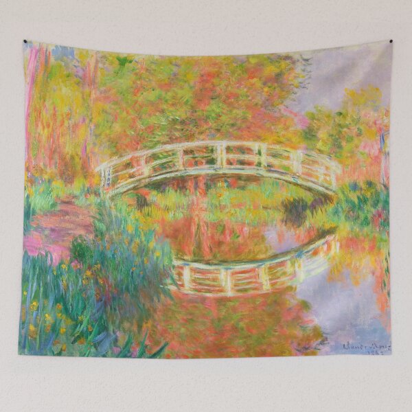 Item preview, Claude Monet, French, 1840-1926 'Japanese Footbridge, Giverny' designed and sold by Vintage Designs +.